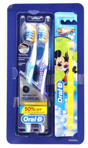 ست مسواک خانوادگی Oral-B Pro Health کد 14180 (viva)