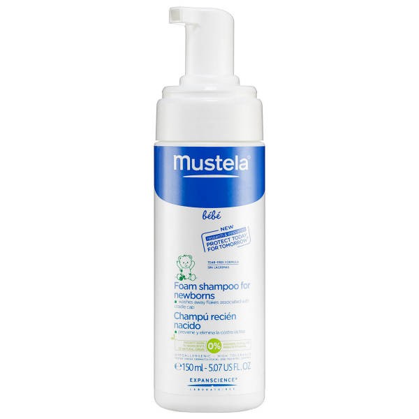 شامپو کف سر نوزادان بدون سوزش چشم MUSTELA کد 14723