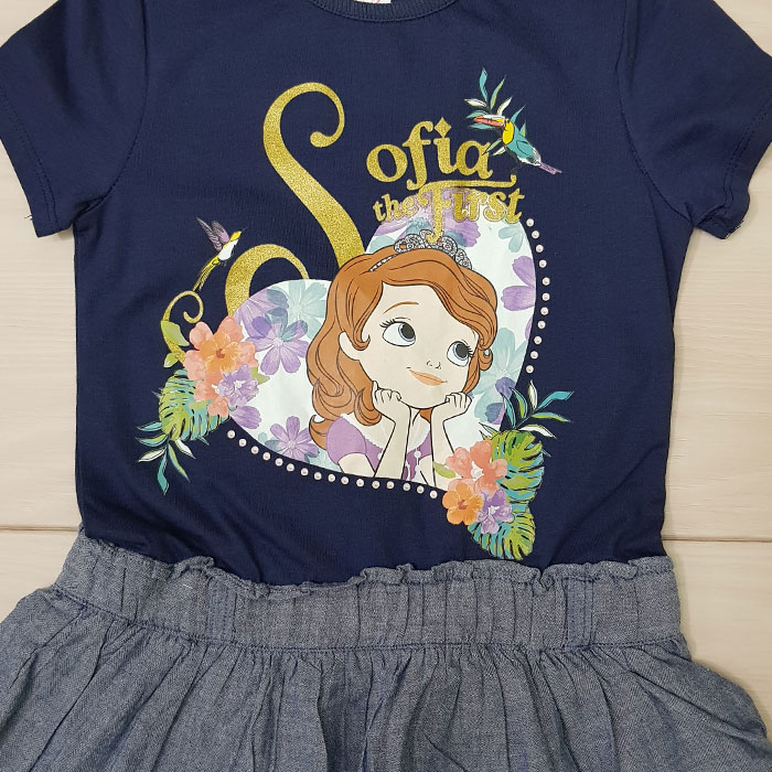 سارافون دخترانه 20417 سایز 2 تا 8 سال مارک BABY CLUB