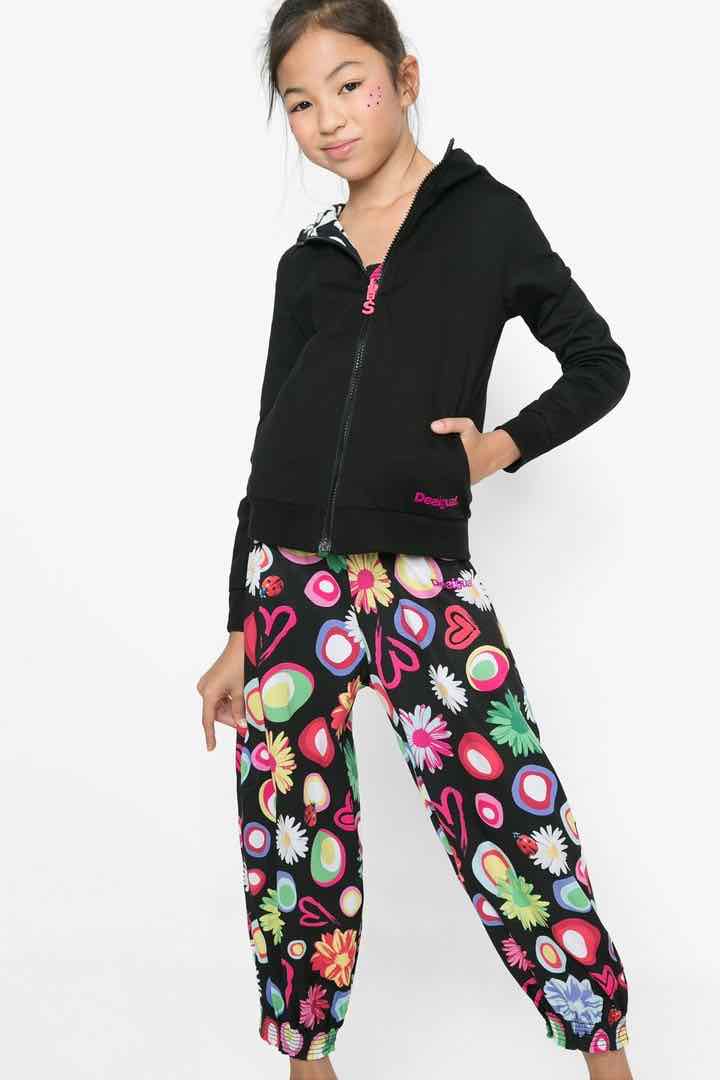سویشرت دورو دخترانه 21411 سایز 4 تا 13 سال مارک DESIGUAL