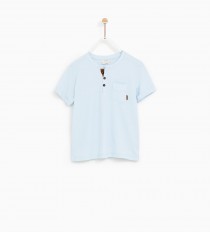 تی شرت پسرانه 23487 سایز 5 تا 14 سال مارک ZARA