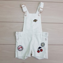 پیشبندار جینز دخترانه 23762 سایز 1.5 تا 10 سال مارک H&M