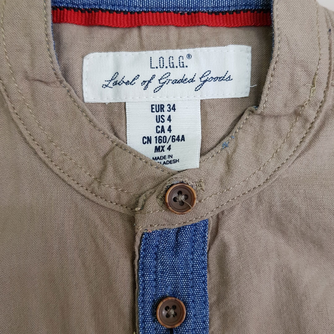 پیراهن پسرانه 24188 سایز 1.5 تا 8 سال مارک H&M