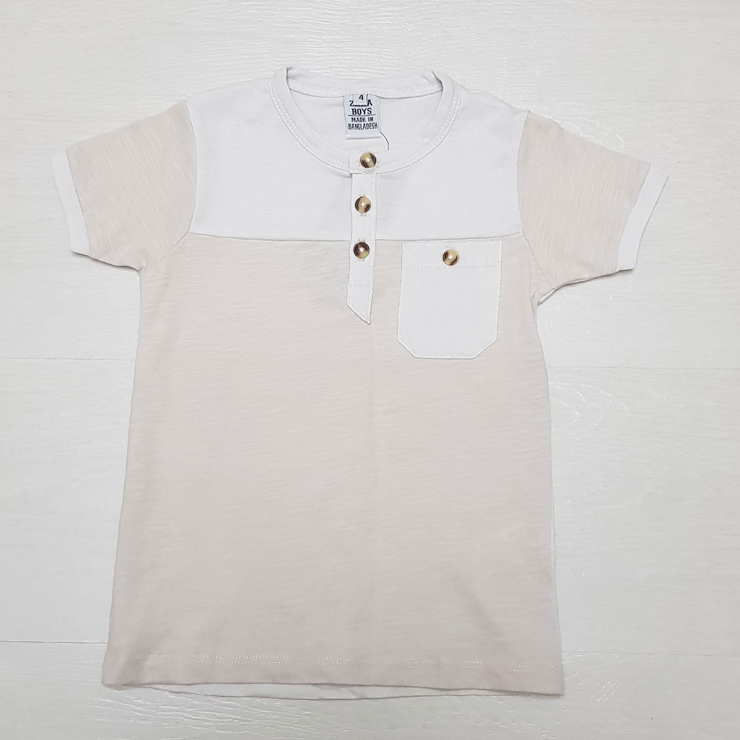 تی شرت پسرانه 27082 سایز 2 تا 8 سال مارک ZARA