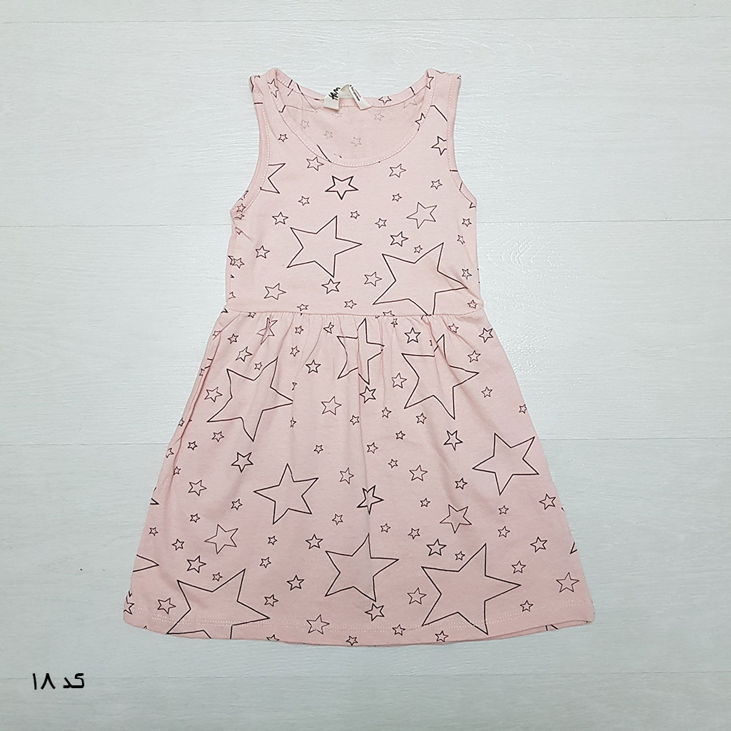 سارافون دخترانه 27693 سایز 1.5 تا 14 سال کد 12 تا 22 مارک H&M