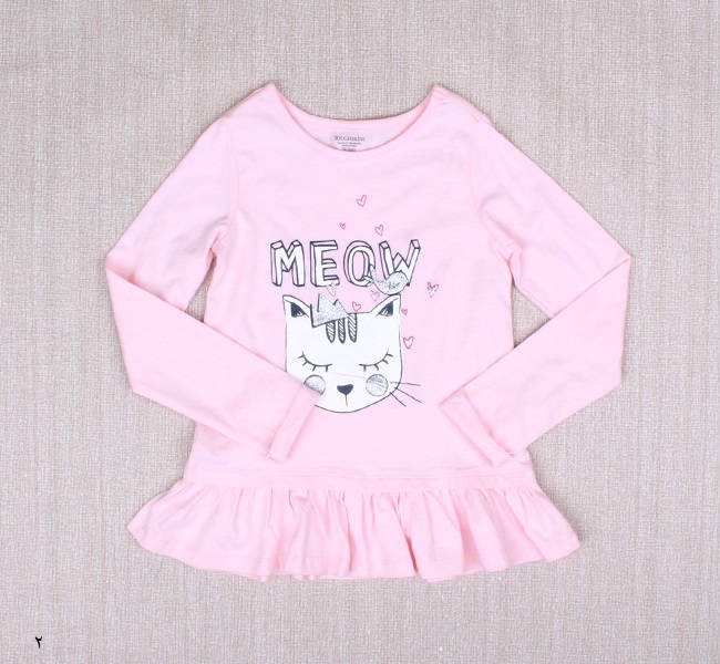 بلوز دخترانه 18291 سایز 12 ماه تا 6 سال مارک wonder kids   *