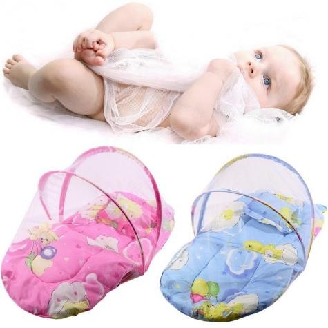 پشه بند تشک دار نوزادیBaby  Happyکد 14780(NCO)
