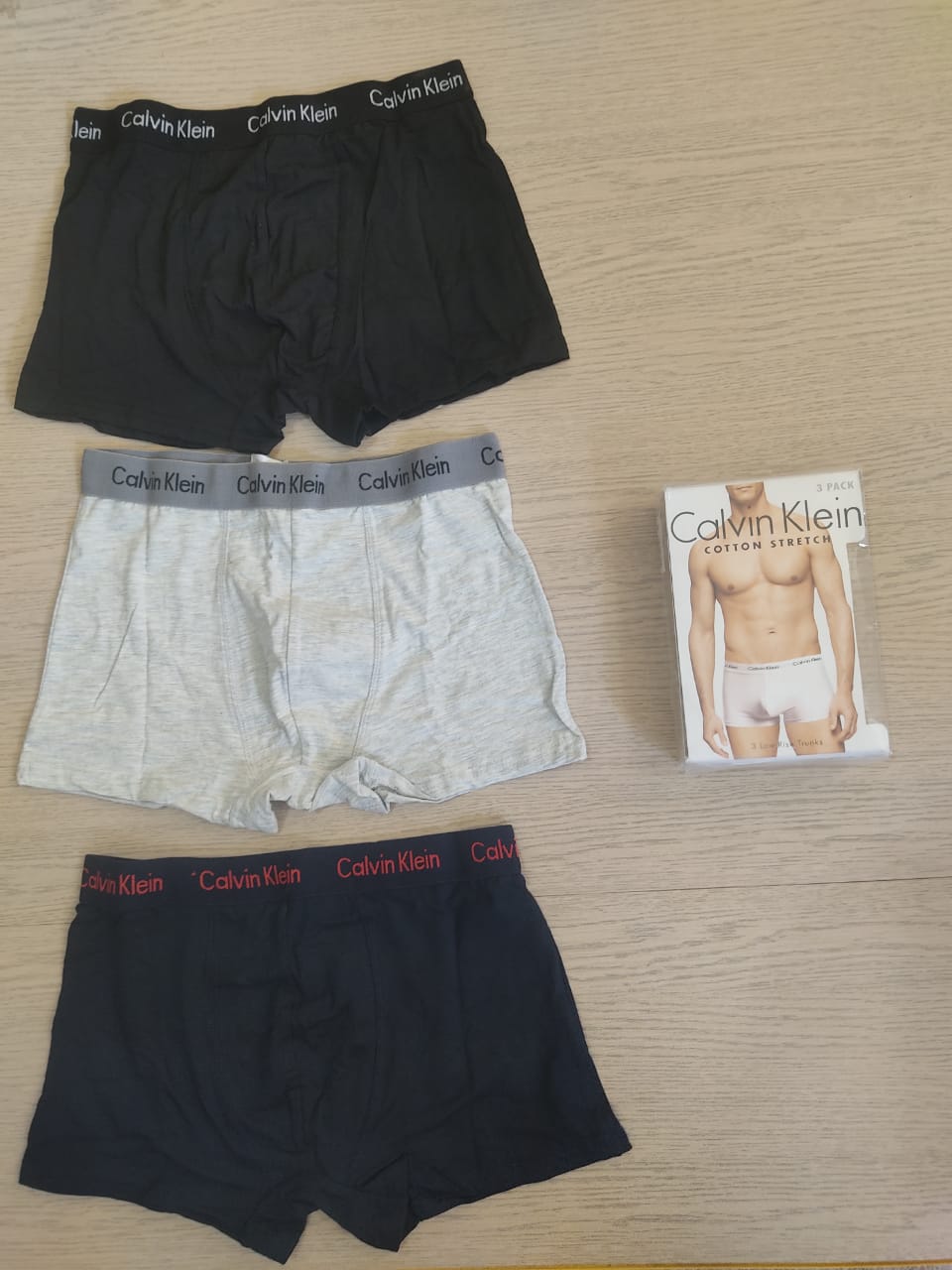 شورت 3عددی مردانه 31122 مارک Calvin Klein
