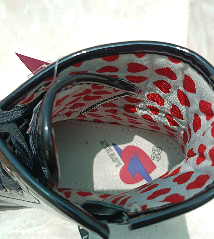 نیم بوت دخترانه مارک lovely skull فرانسه کد 2204732