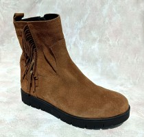نیم بوت دخترانه چرم طبیعی مارک لاولی اسکول فرانسه کد 2204738