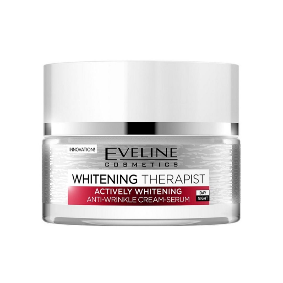 کرم روشن کننده و ضدچروک Eveline Whitening Therapist کد 75520
