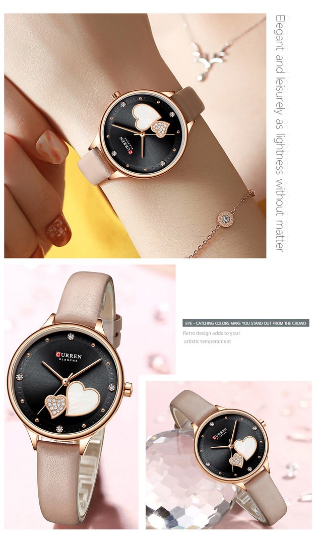 ساعت زنانه کد 37680 مارک CURREN (9077)