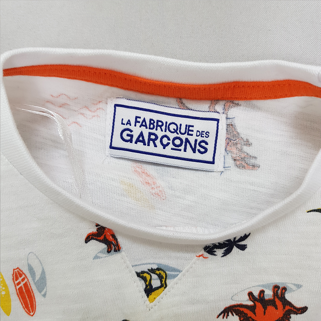 تی شرت پسرانه 38897 سایز 4 تا 12 سال مارک GARCONS