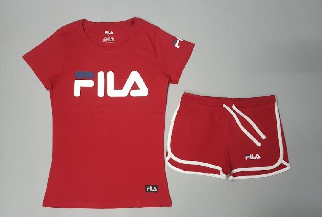 ست تی شرت و شرت زنانه سایز M   L   XL برند Fila کد 10093460