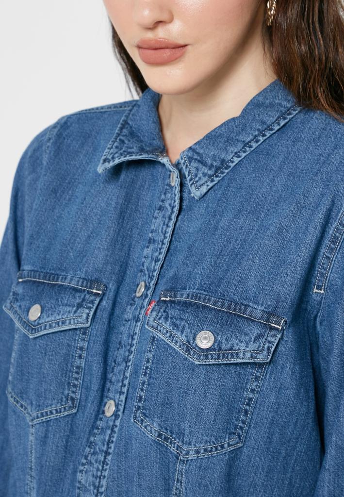 مانتو جینز زنانه 39930 مارک H&M   *