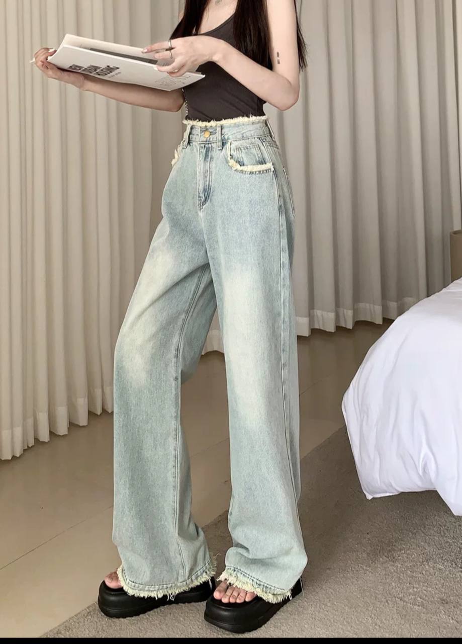 شلوار جین بگ زنانه کد 413032