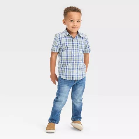پیراهن پسرانه 22738 سایز 18 ماه تا 14 سال مارک OSHKOSH