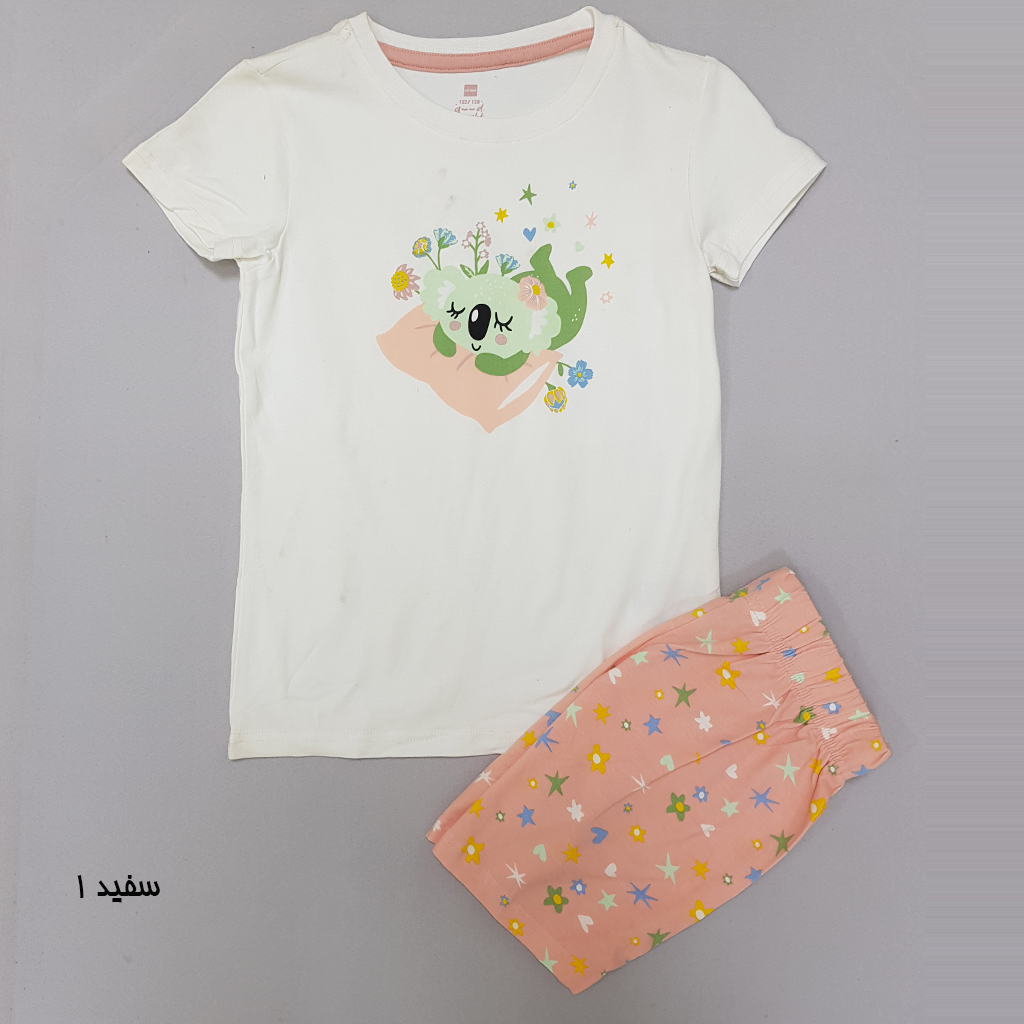 ست دخترانه 23297 سایز 1.5 تا 14 سال کد 2 مارک HEMA
