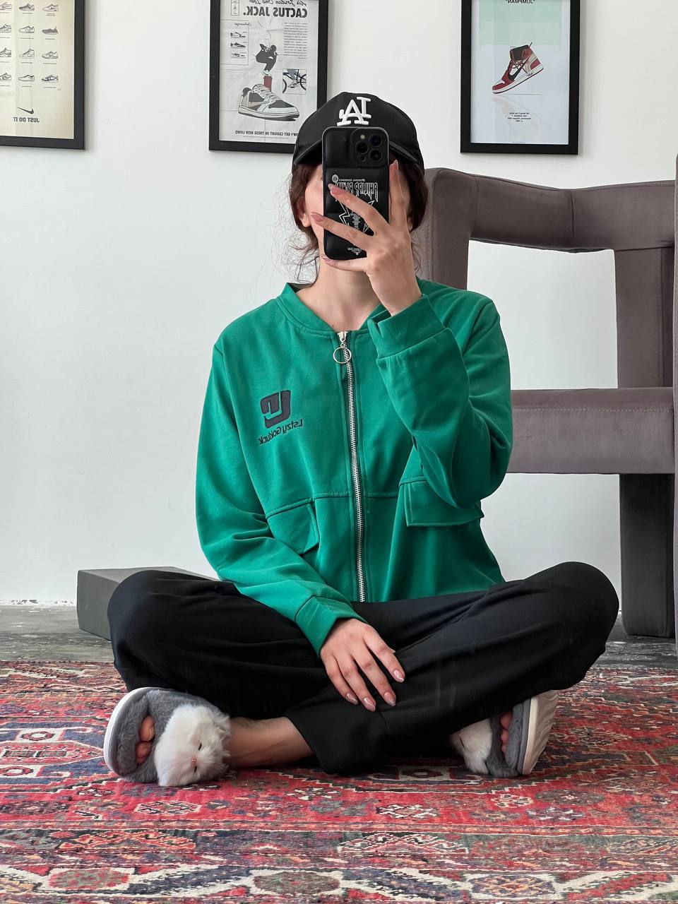 سویشرت بیسبالی اسپرت زنانه کد 415792