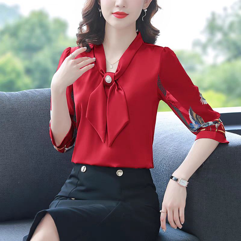 بلوز حریر زنانه کد 416723