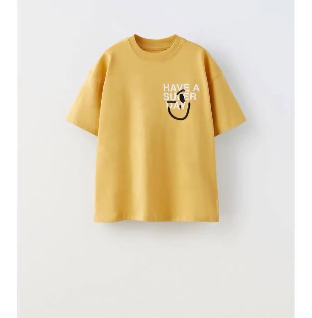 تی شرت پسرانه 27453 سایز 6 تا 12 سال کد 1 مارک ZARA