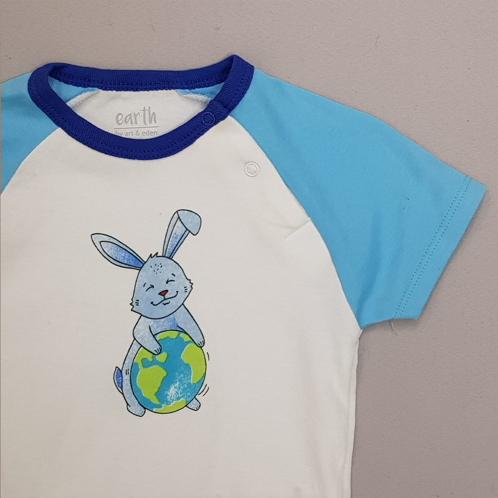 بادی پسرانه 27125 سایز بدوتولد تا 24 ماه کد 10 مارک earth