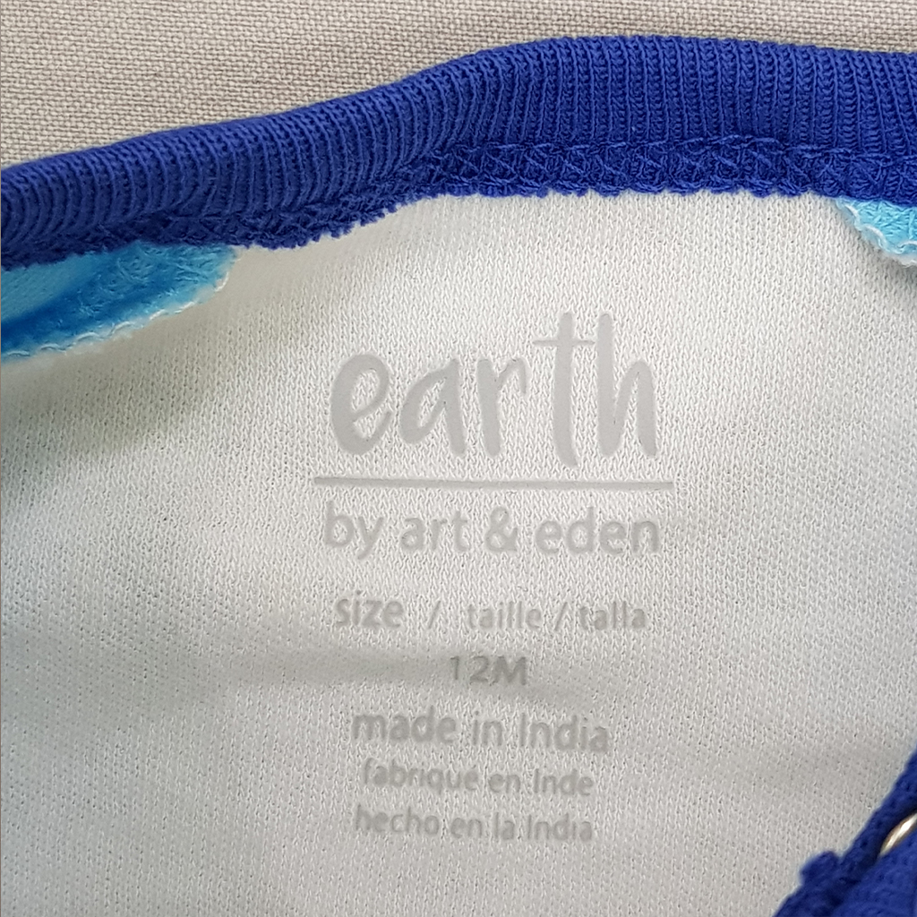 بادی پسرانه 27125 سایز بدوتولد تا 24 ماه کد 10 مارک earth