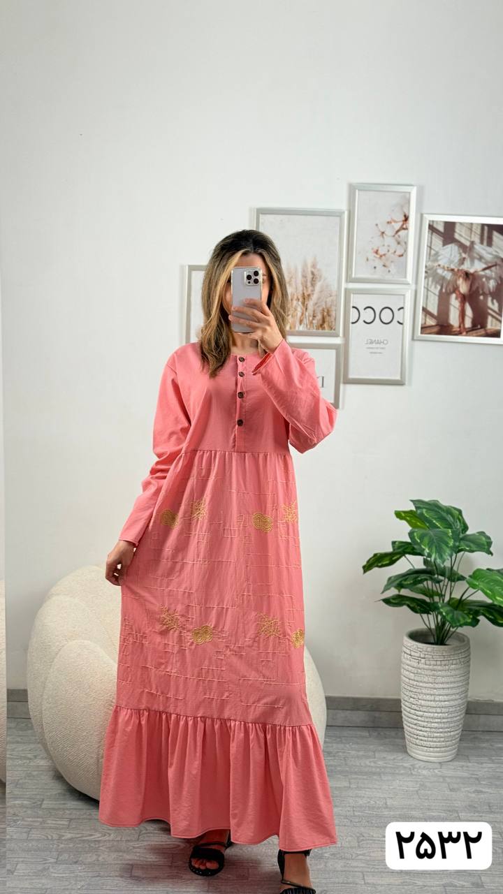 پیراهن گلدوزی زنانه کد 417252