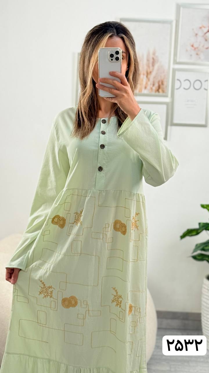 پیراهن گلدوزی زنانه کد 417252