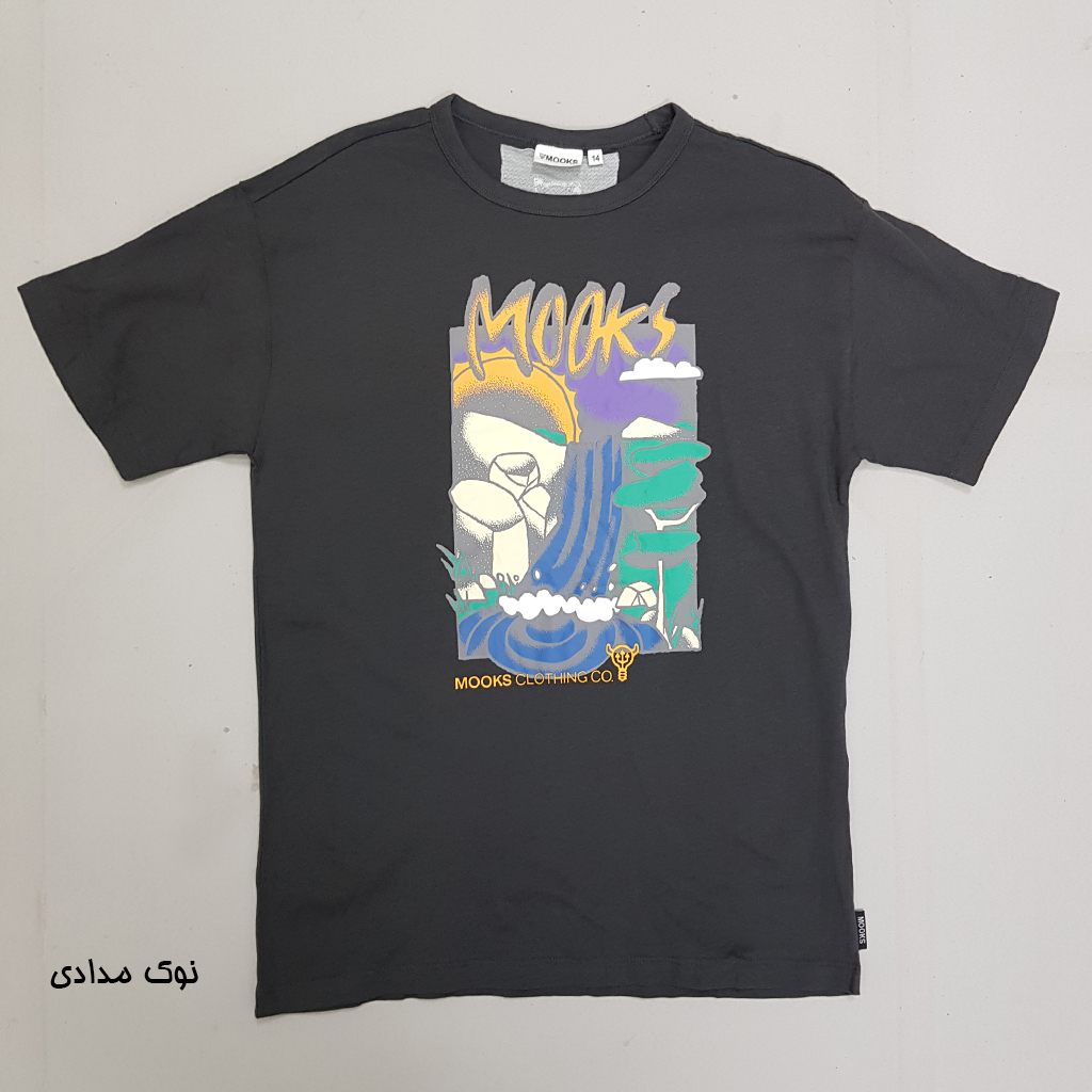 تی شرت پسرانه 27974 سایز 7 تا 14 سال کد 6 مارک MOOKS