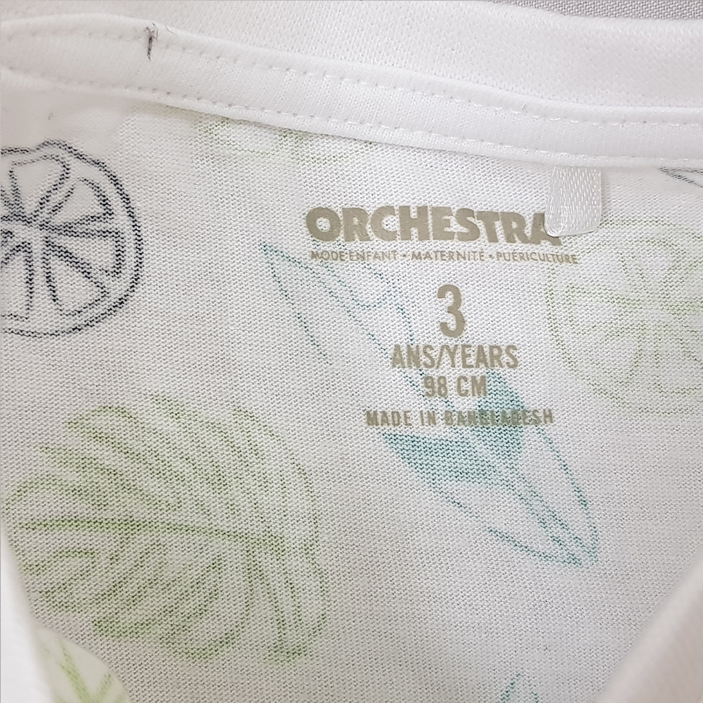 تاپ پسرانه 28146 سایز 3 تا 12 سال کد 1 مارک Orchestra