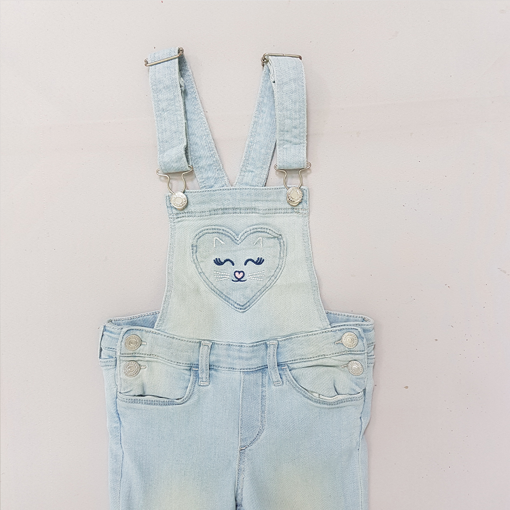 پیشبندار شلواری دخترانه 28170 سایز 1.5 تا 10 سال مارک H&M