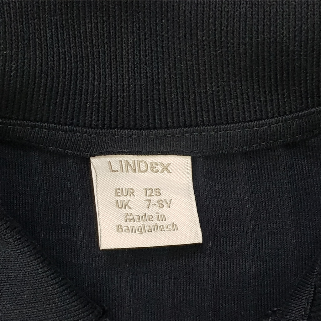 تی شرت یقه دار پسرانه 28147 سایز 7 تا 15 سال مارک LINDEX   *