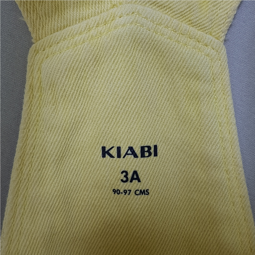 رامپر جینز دخترانه 28181 سایز 3 تا 12 سال مارک KIABI   *