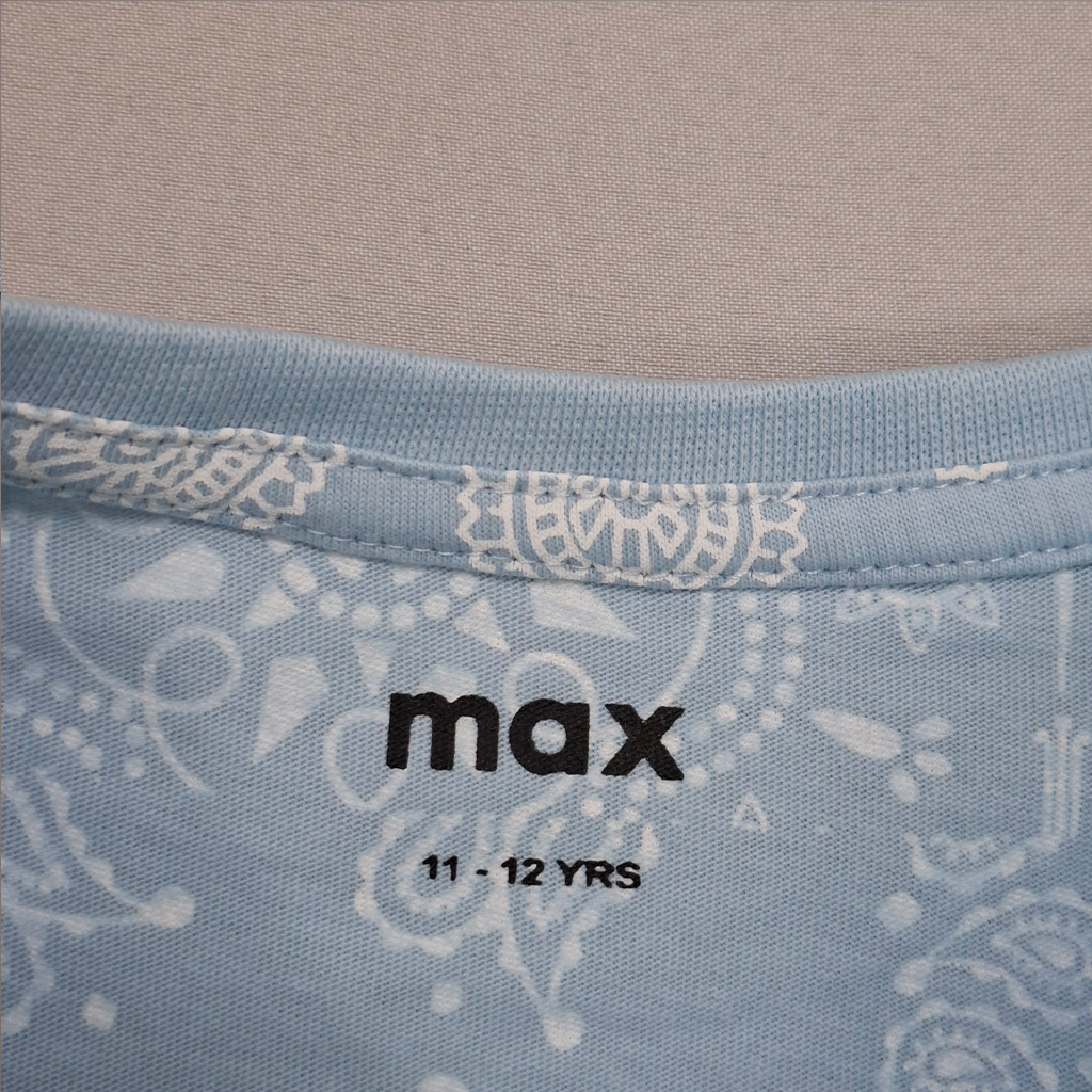 تی شرت پسرانه 28374 سایز 9 تا 16 سال مارک MAX