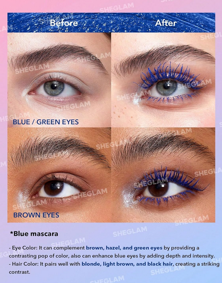 ریمل دو سر شیگلم SHEGLAM All-In-One Volume & Length Mascara کد 2334