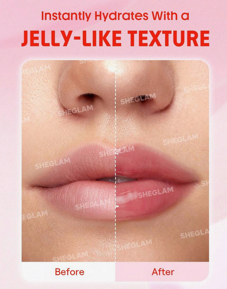 روغن لب آبرسان و مرطوب کننده مدل ژلی واو شیگلم SHEGLAM Jelly Wow Tinted Lip Oil کد 2347