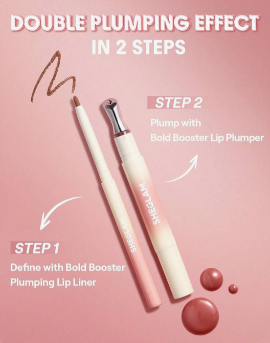 لیپ پلامپر حجم دهنده لب شیگلم HEGLAM Bold Booster Lip Plumper کد 2349