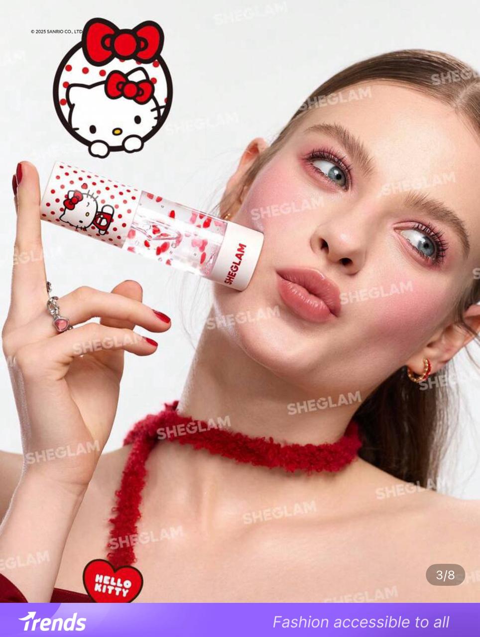 پرایمر آبرسان Hello Kitty｜SHEGLAM Jelly Amor Hydrating Primer کد 2586