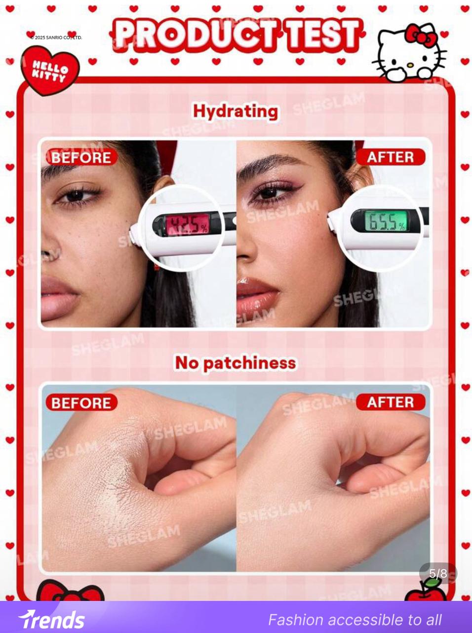 پرایمر آبرسان Hello Kitty｜SHEGLAM Jelly Amor Hydrating Primer کد 2586