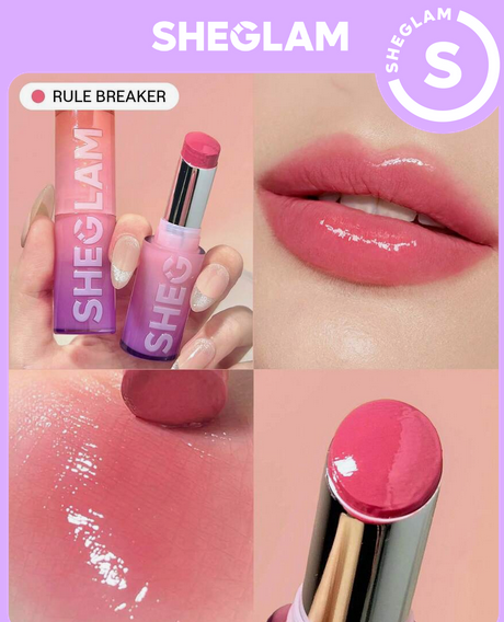 رژلب براق شیگلم SHEGLAM Mirror Kiss High-Shine Lipstick کد 2590