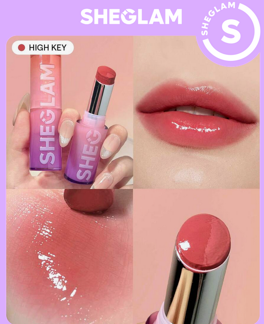 رژلب براق شیگلم SHEGLAM Mirror Kiss High-Shine Lipstick کد 2590
