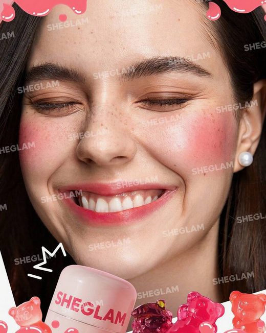 رژ گونه و لب ژله ای شیگلم SHEGLAM Jelly-Licious Hydrating Lip & Blush Tint کد 2593