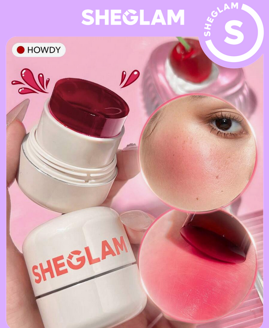 رژ گونه و لب ژله ای شیگلم SHEGLAM Jelly-Licious Hydrating Lip & Blush Tint کد 2593