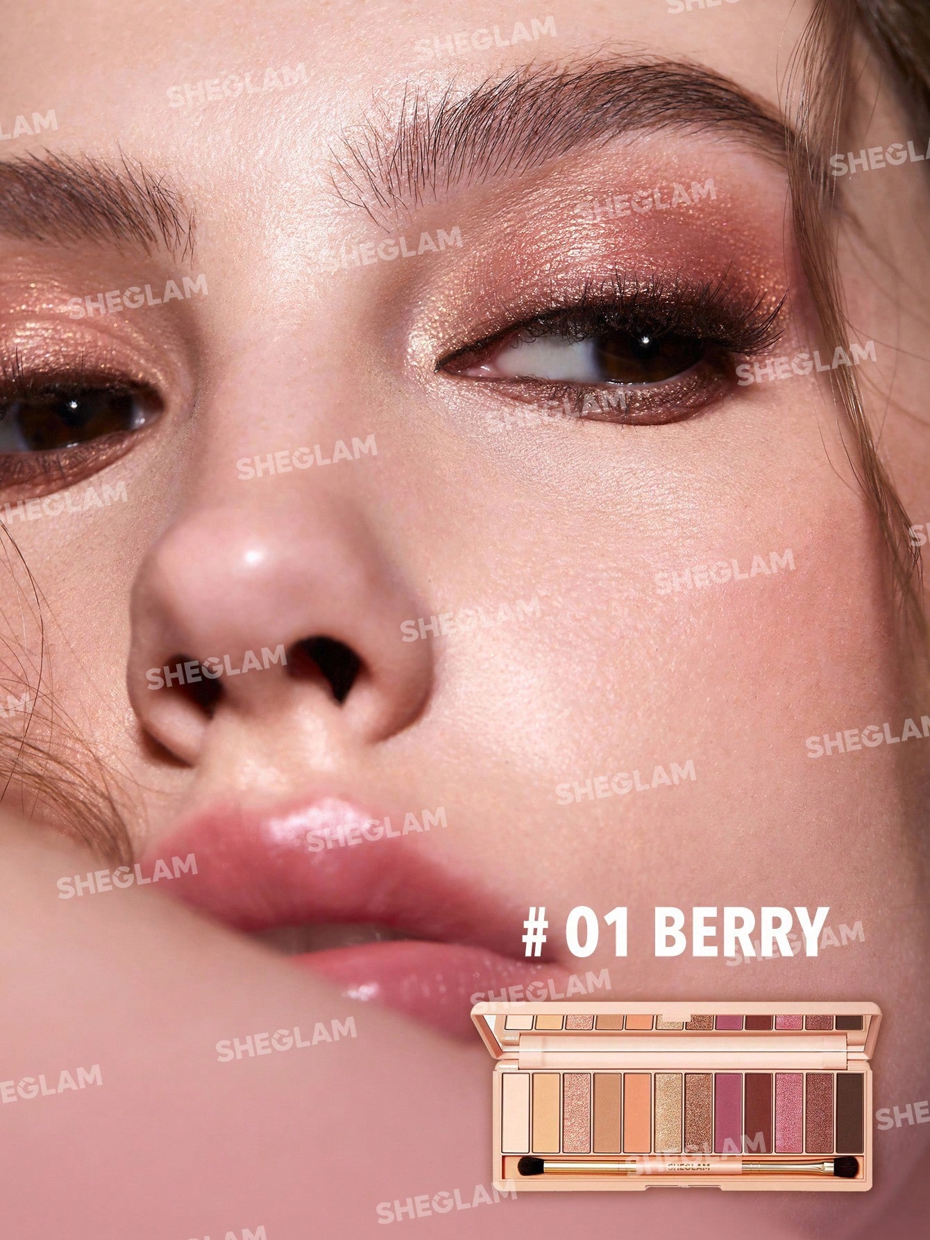 پالت سایه 12 رنگ شیگلم SHEGLAM Berry Palette 12-Color Matte Eyeshadow  کد 2733