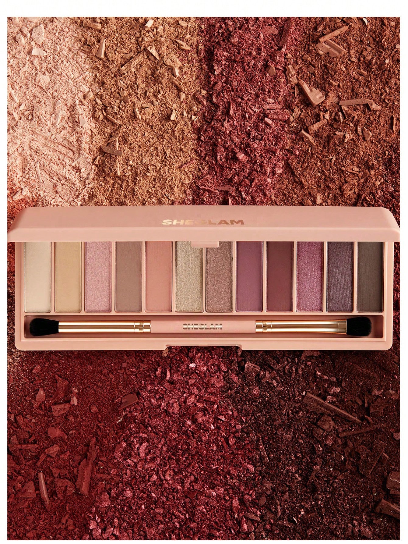 پالت سایه 12 رنگ شیگلم SHEGLAM Berry Palette 12-Color Matte Eyeshadow  کد 2733