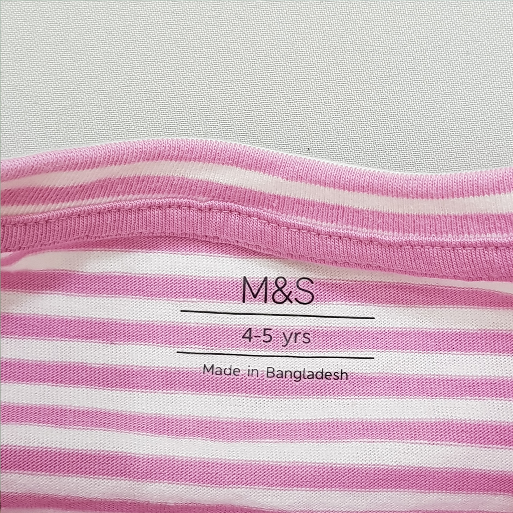 بلوز دخترانه 28762 سایز 1 تا 7 سال کد 3 مارک M&S   *