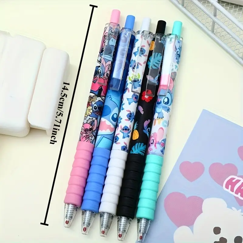 بسته 5 عددی خودکار ژله ای طرح استیچ (stitch) کد 2517