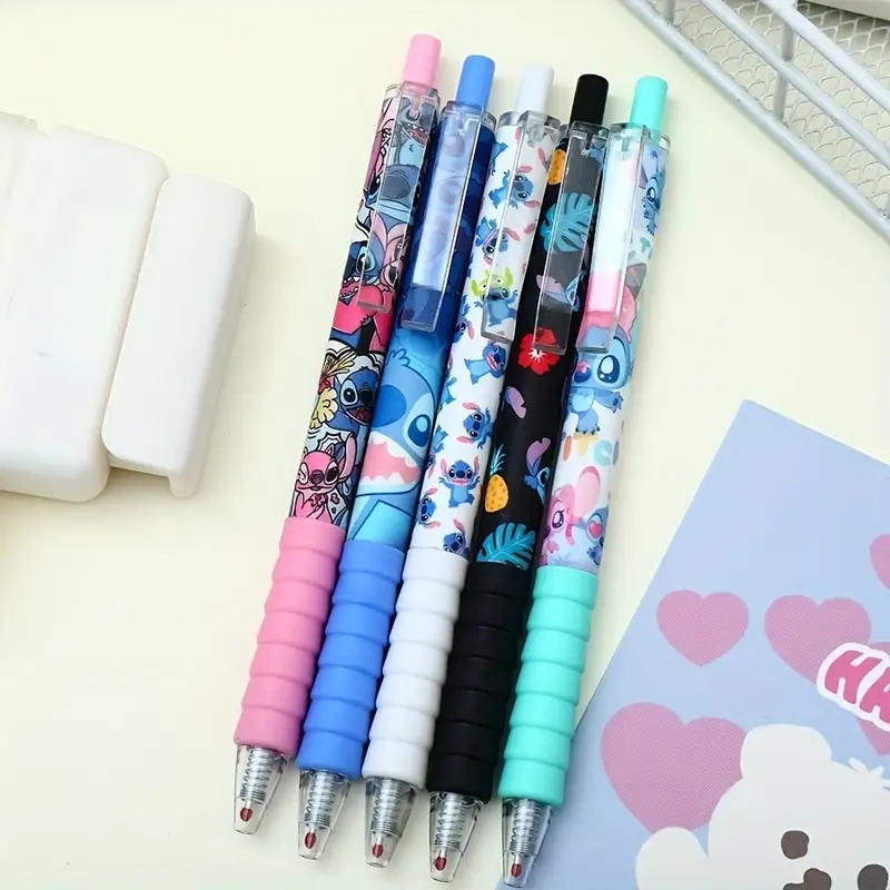 بسته 5 عددی خودکار ژله ای طرح استیچ (stitch) کد 2517